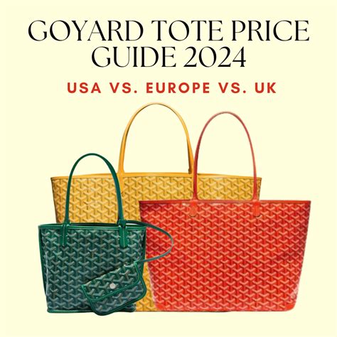 is goyard cheaper in london|goyard price guide 2024.